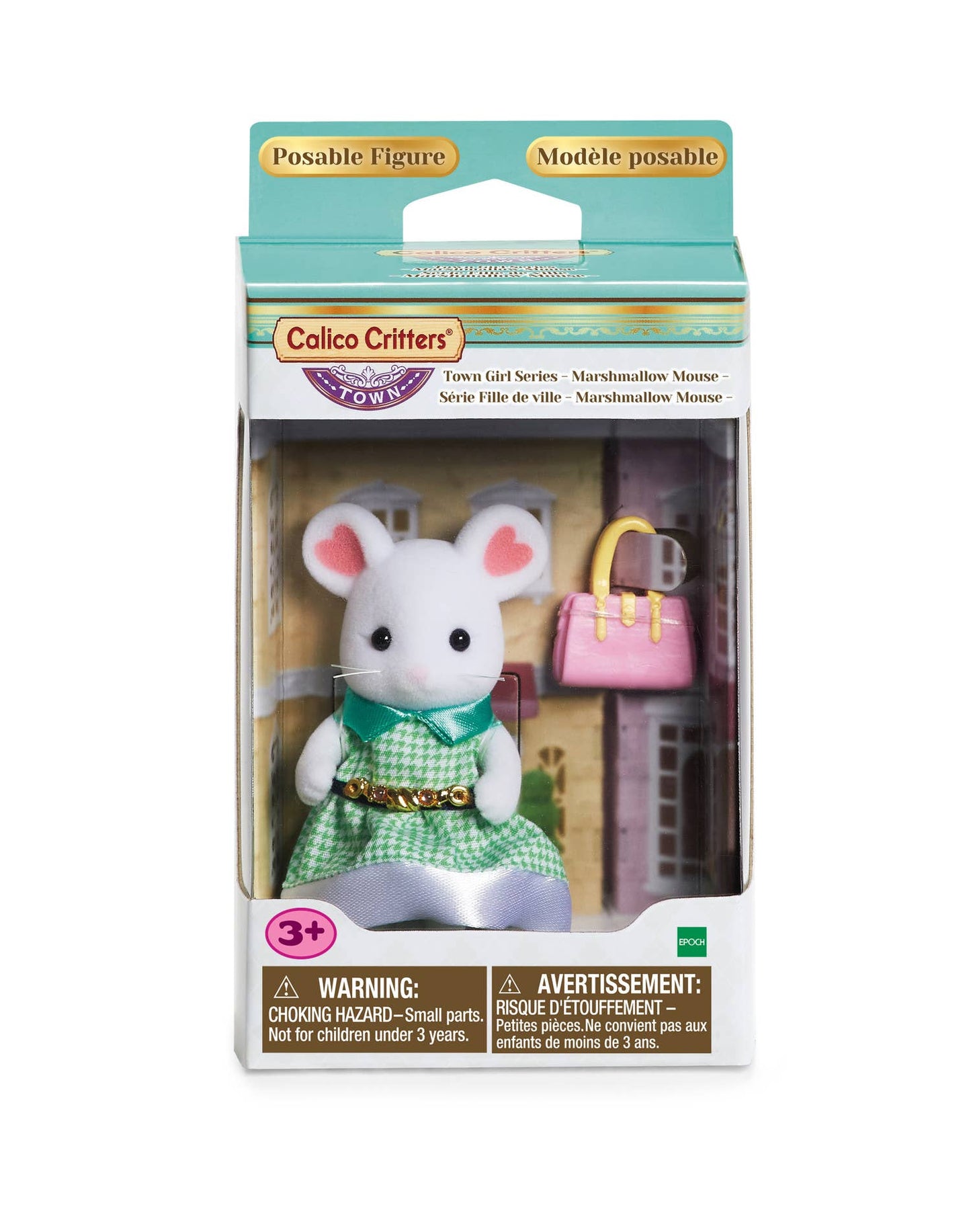 White Mouse in Satin Dress