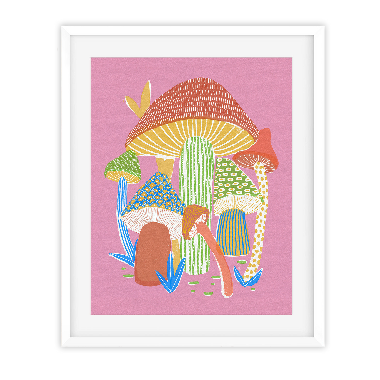 Mushrooms print