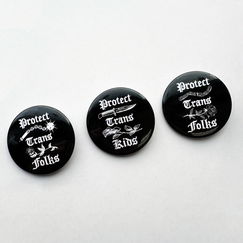 Protect Trans Folks/Kids Button