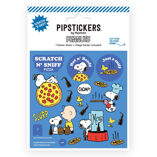 Peanuts Hot Pizza Scratch 'n Sniff stickers