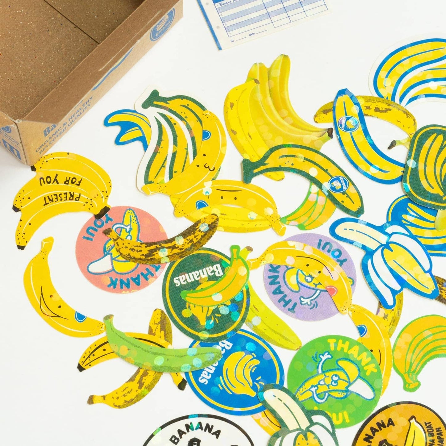 Bananas Flake Sticker Box