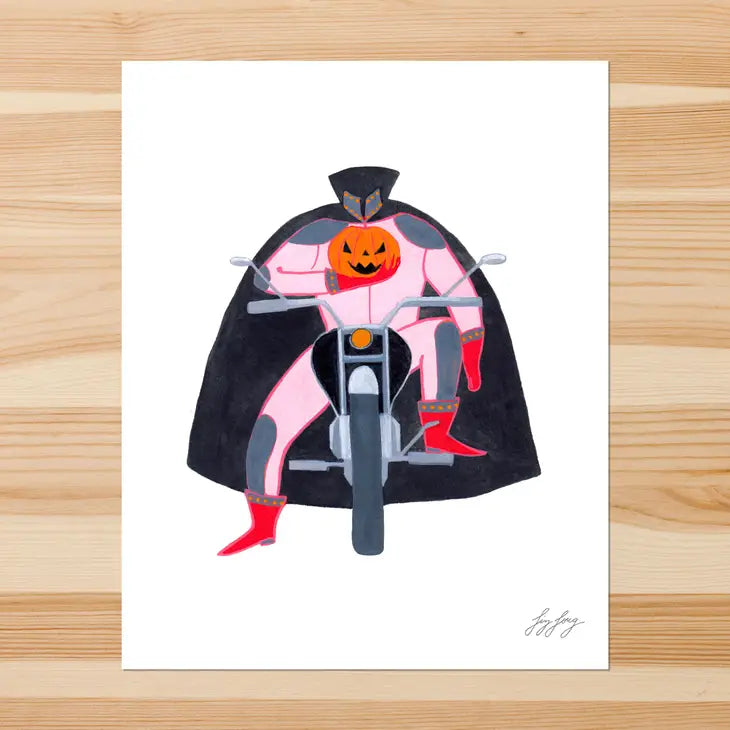 Headless Horseman Biker 8x10"