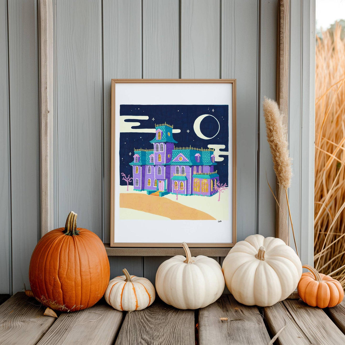 Addams Family Home print