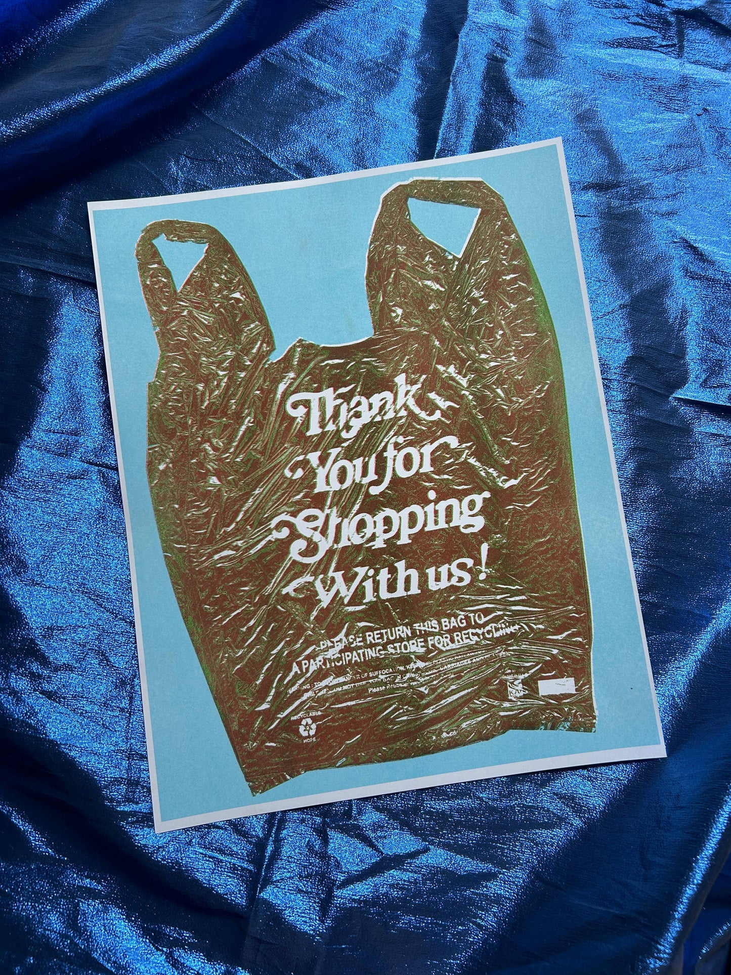Thank You Shopping Bag print
