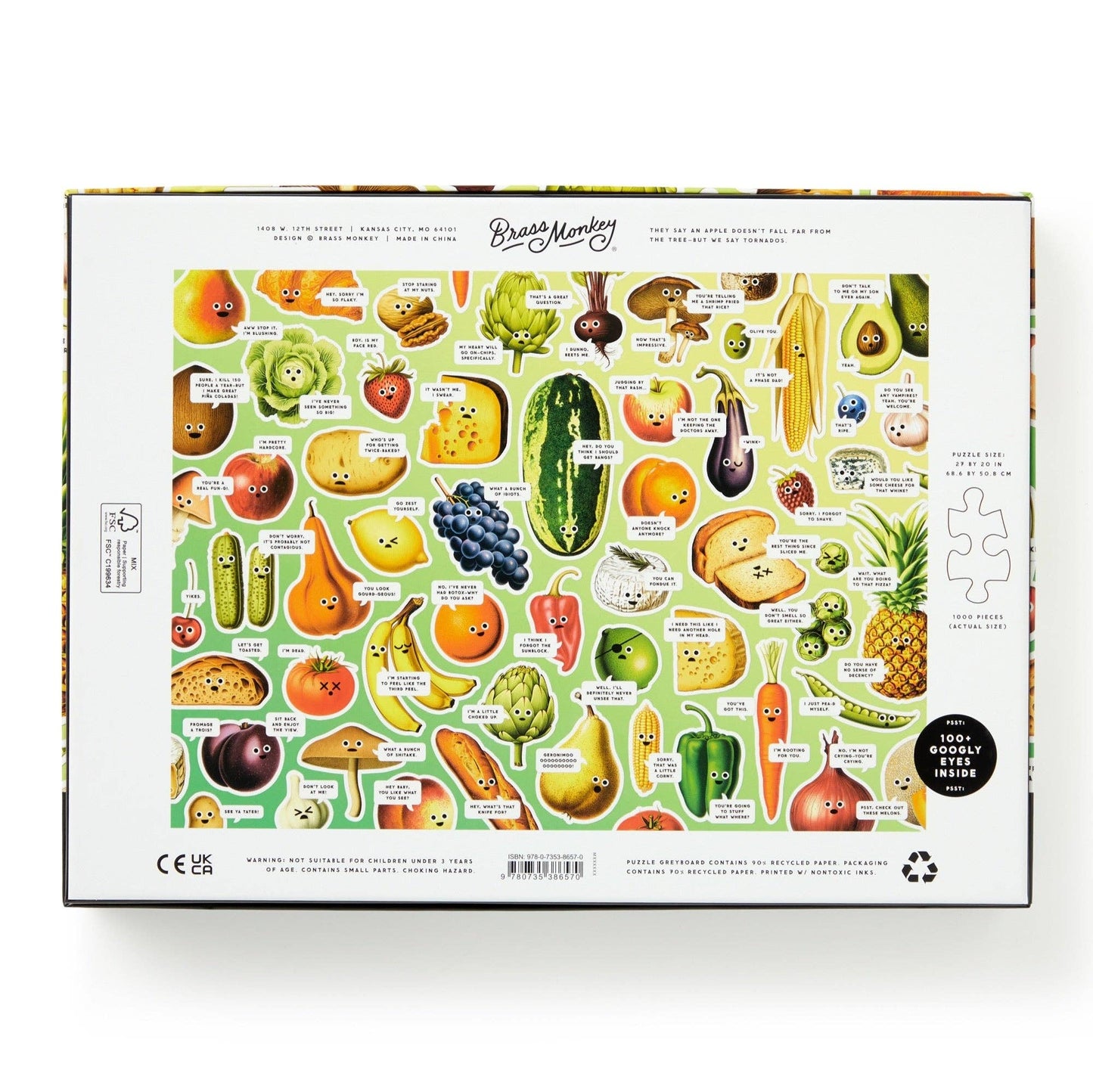 Googly Food Puzzle