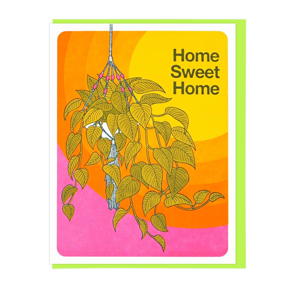 Home Sweet Home Hanging Plant card