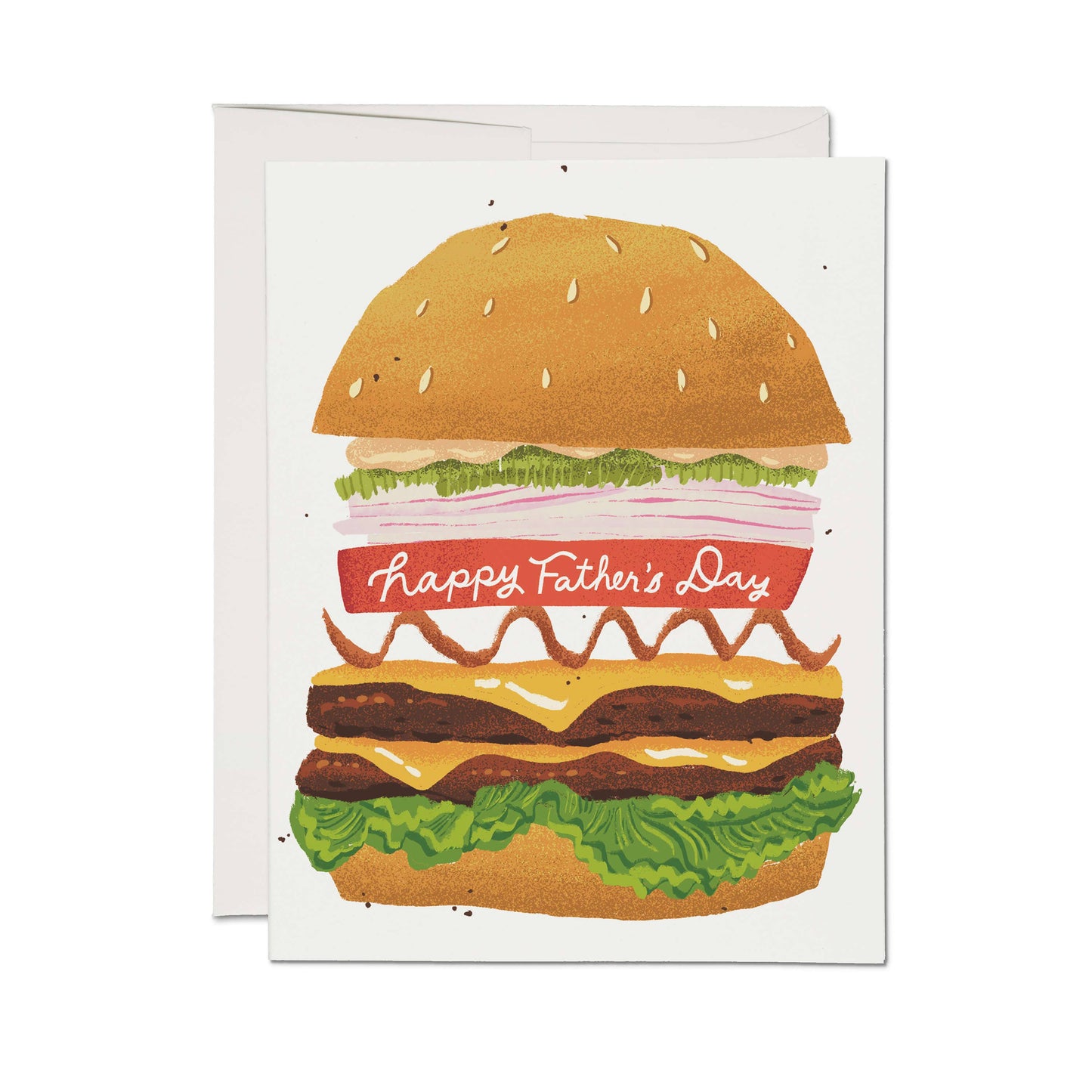 Double Cheeseburger Dad card - Father's Day card