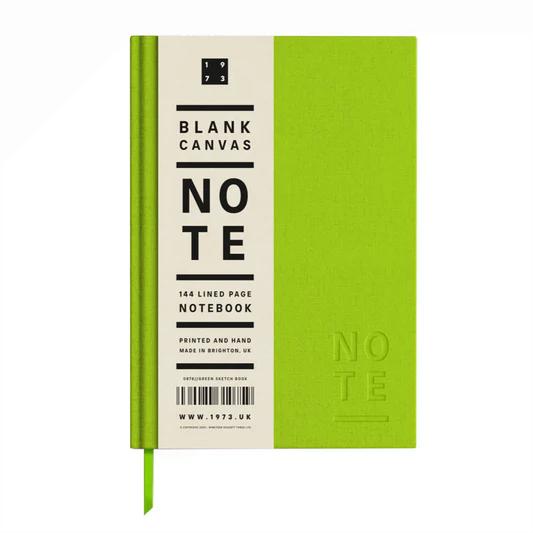 Canvas Lined A5 Notebook