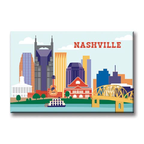 Nashville Skyline Magnet