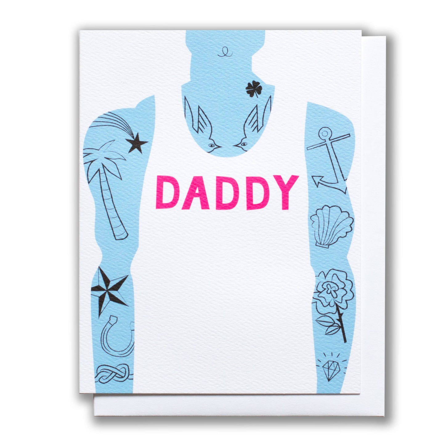 Daddy Tank Tattoos Card