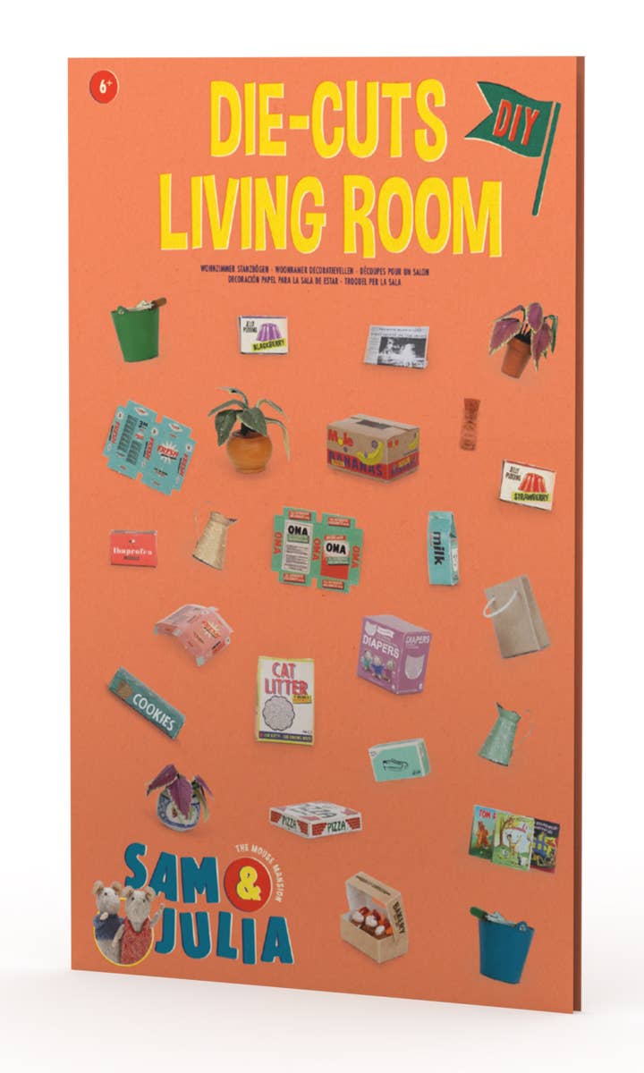 Living Room Die-Cut Prints