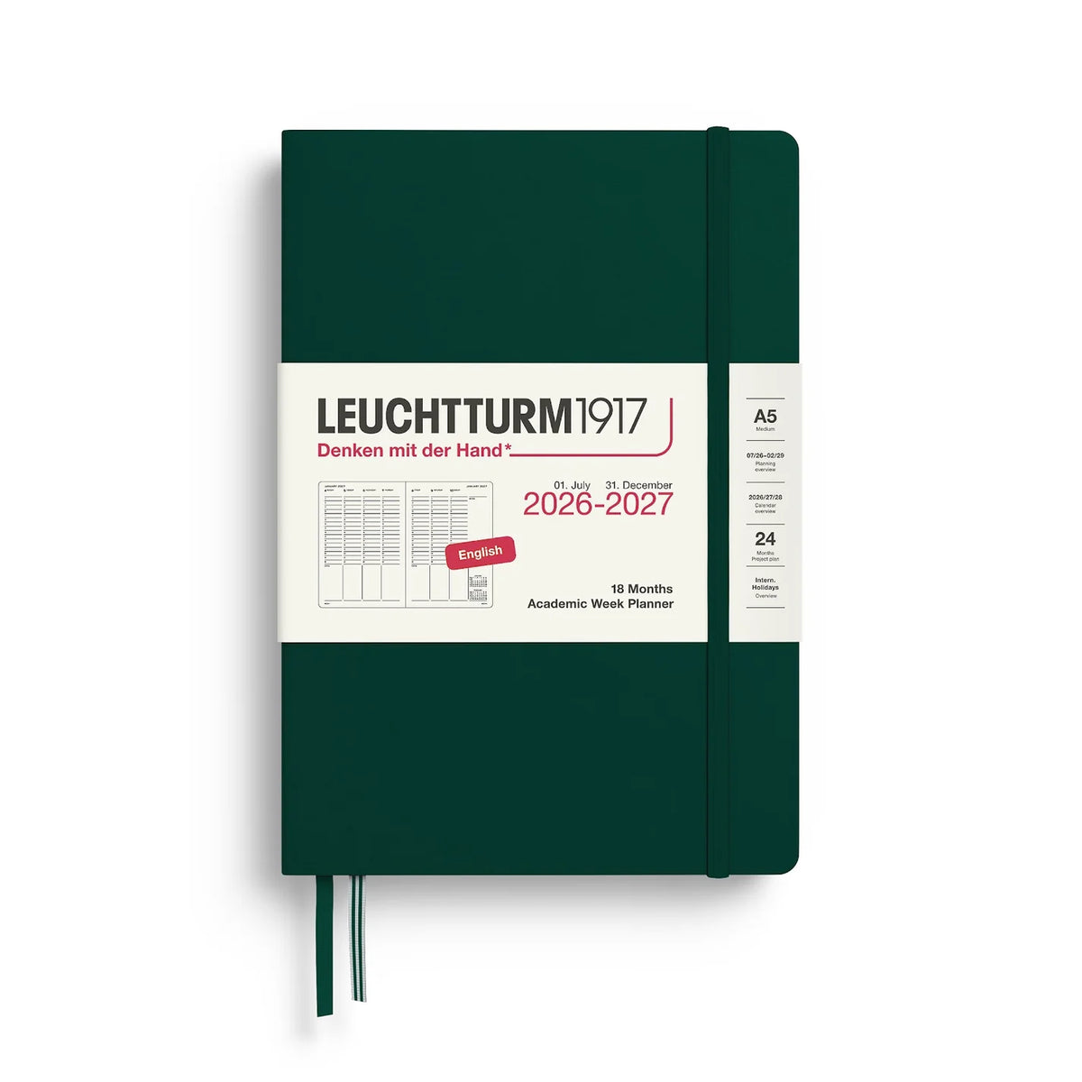 2027 Leuchtturm Hardcover Academic Planner