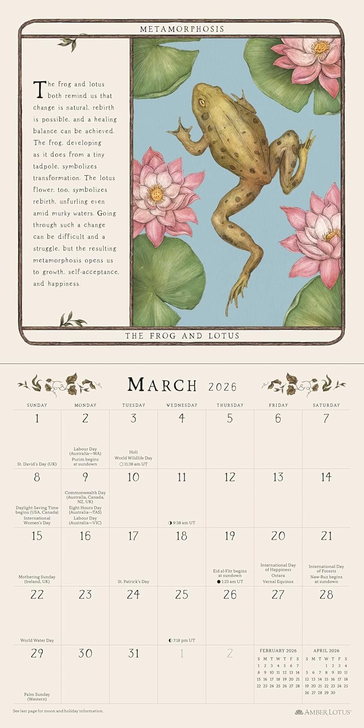 2026 Woodland Wardens Mini Calendar