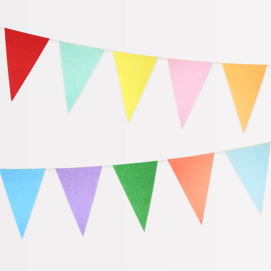 Bright Tissue Flag Garlands
