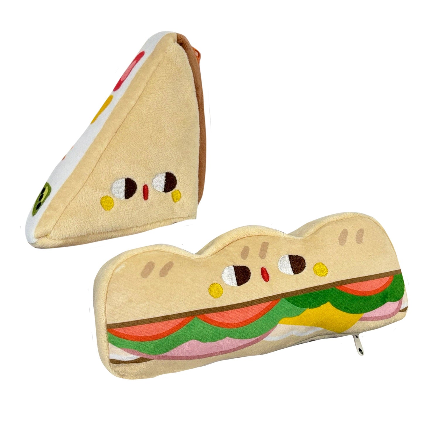 Long Sandwich Plush Bag