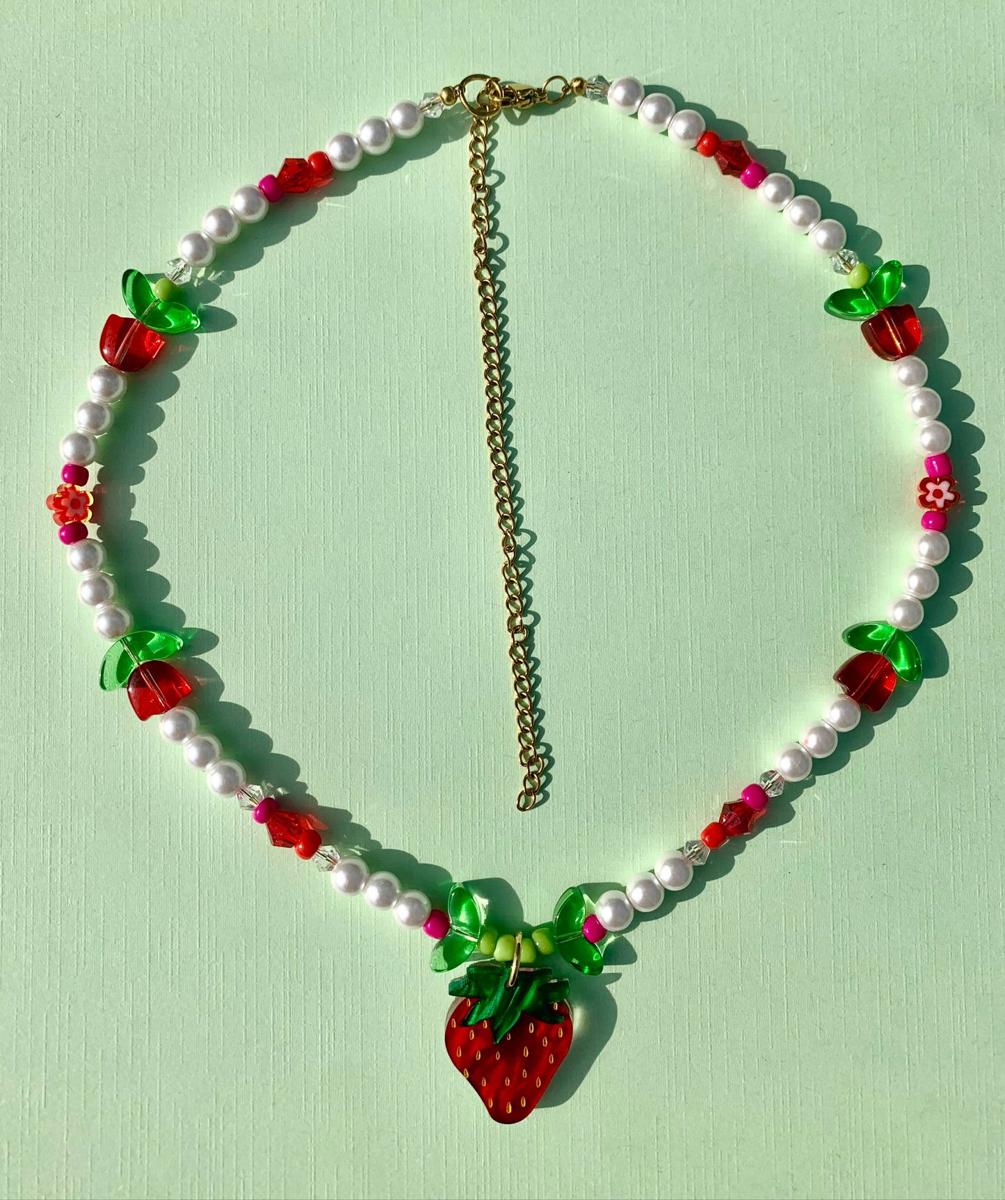 Baby Berry Beaded Necklace