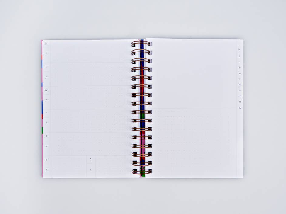 Capri Hardcover Undated Weekly Planner