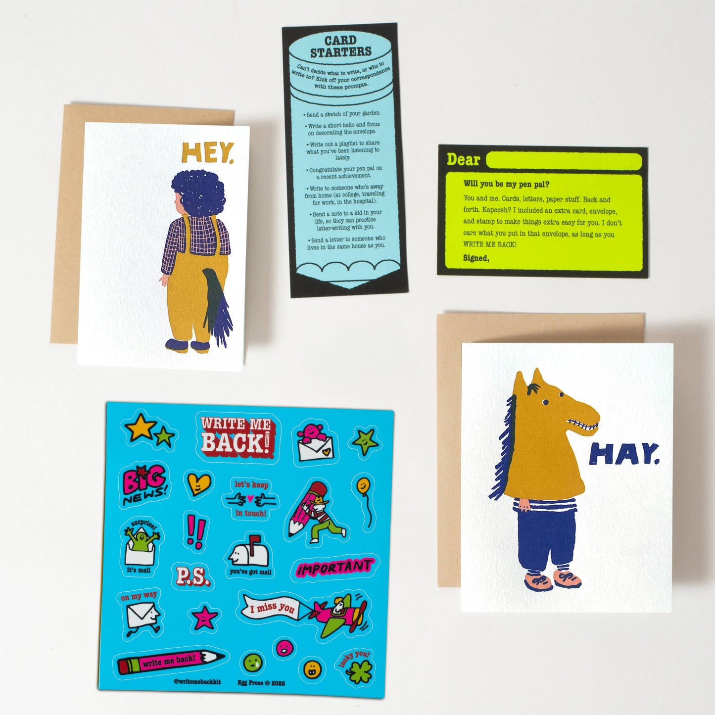 Hey Horses Pen Pal Kit