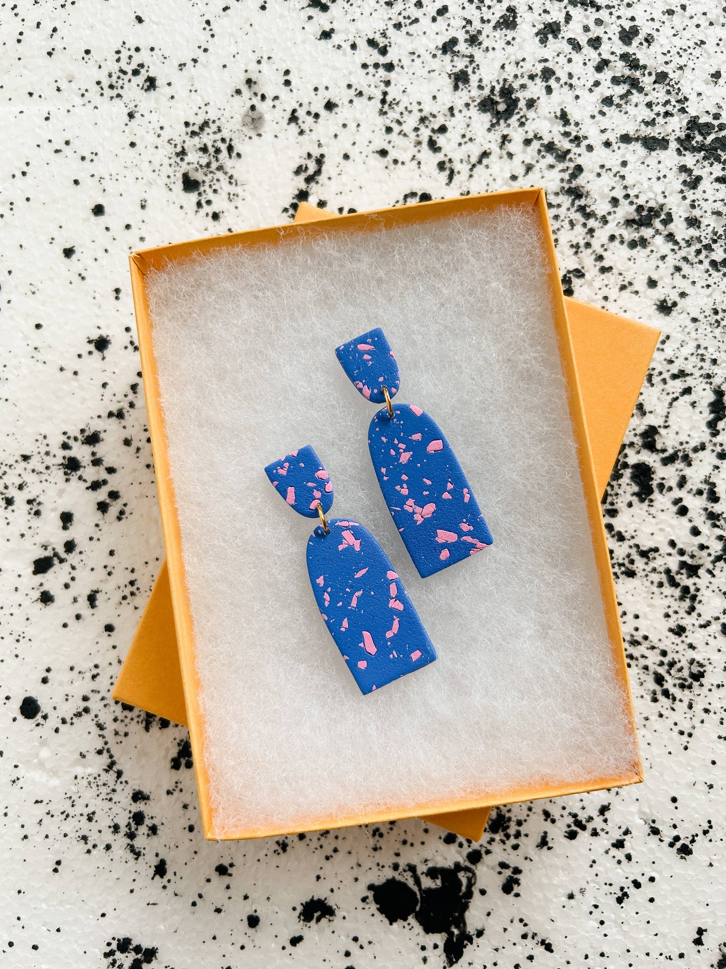 Midnight Speckle Earrings
