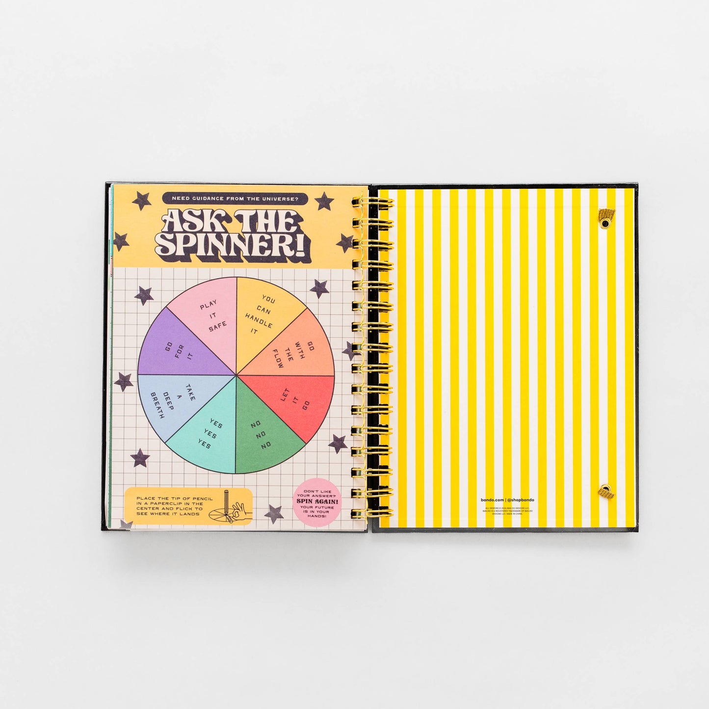 2027 Black Scandinavian Floral Medium Spiral Planner