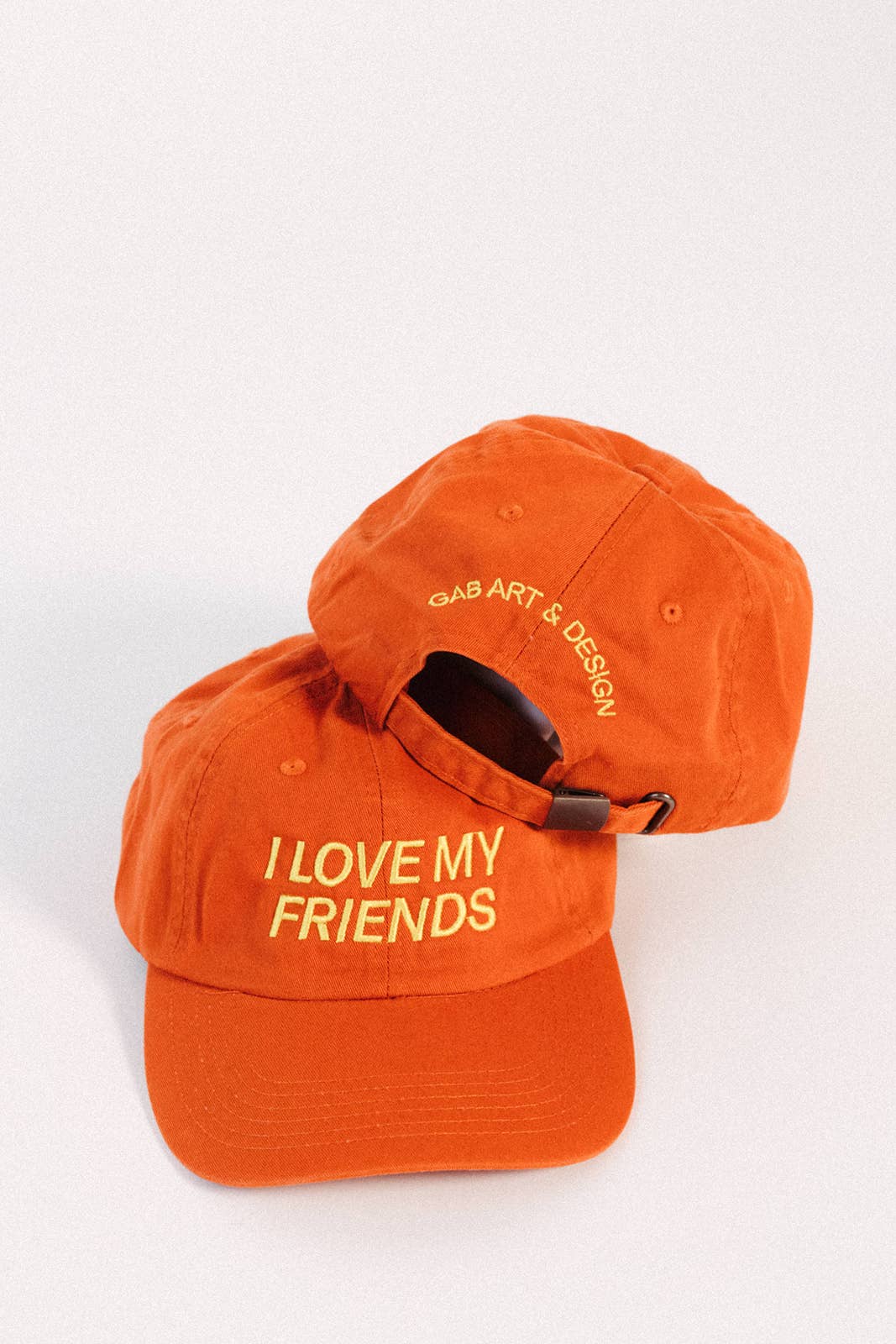 I Love My Friends Embroidered Hat