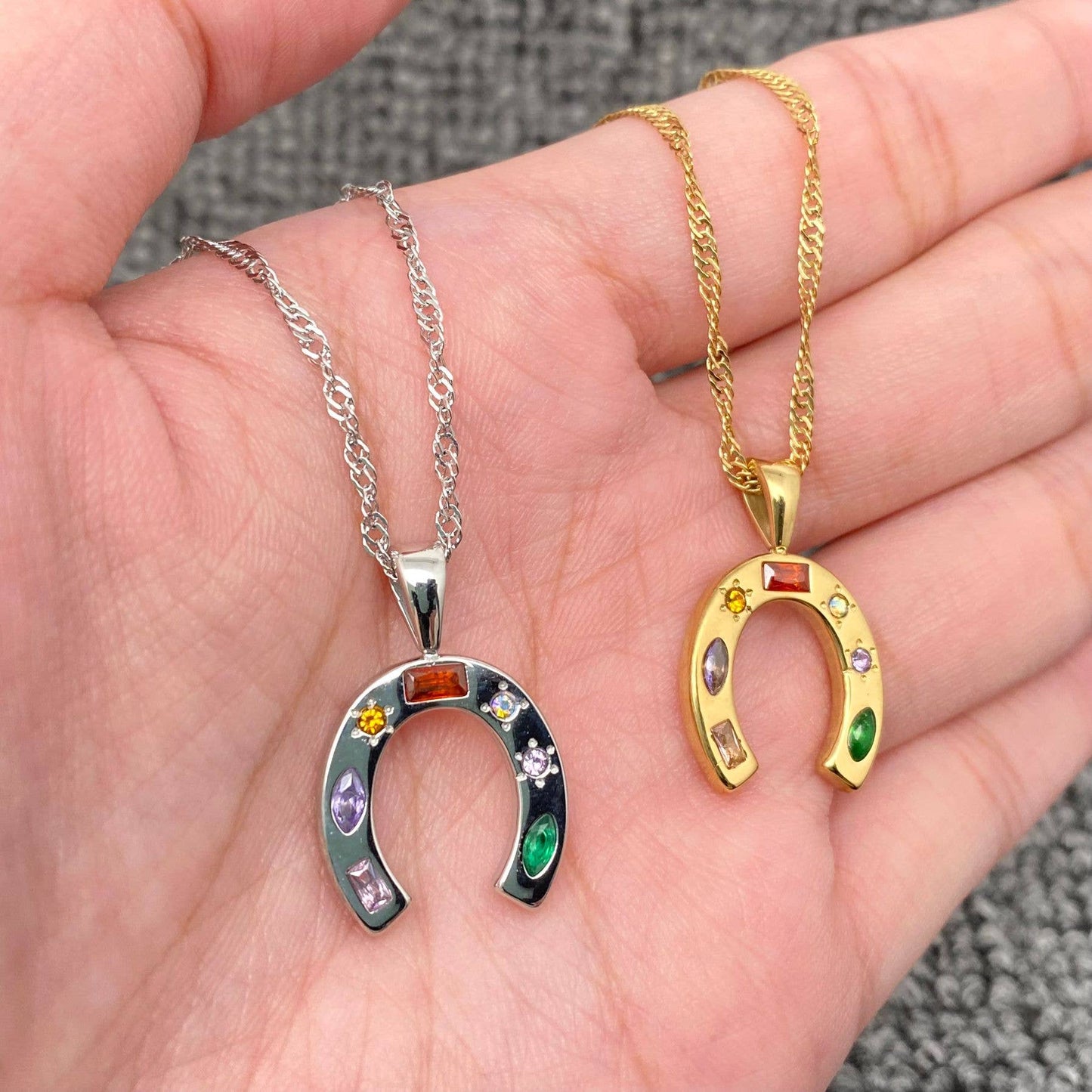 Horseshoe Charm Necklace