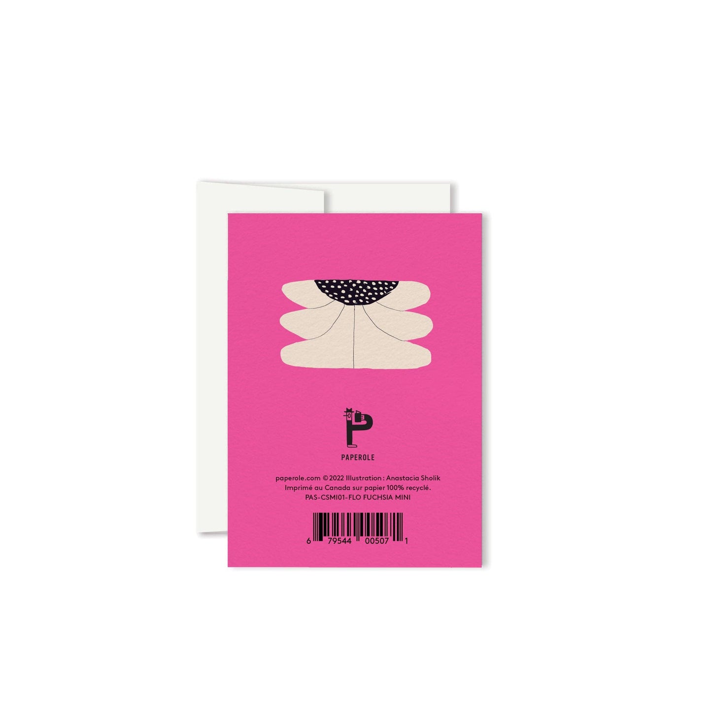 Flo Fuchsia Mini Card