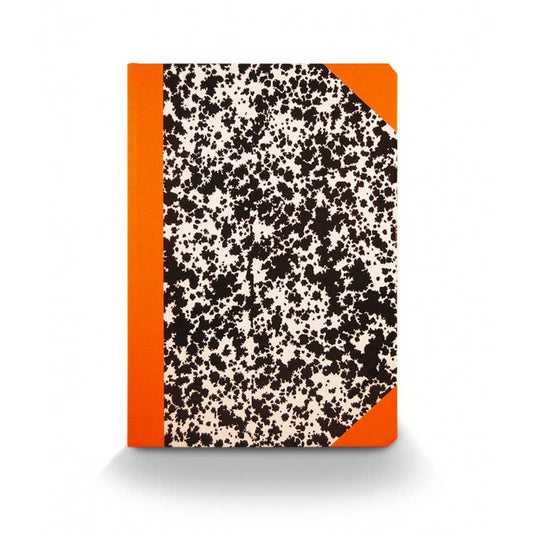Orange Cloud Plain A4 Notebook