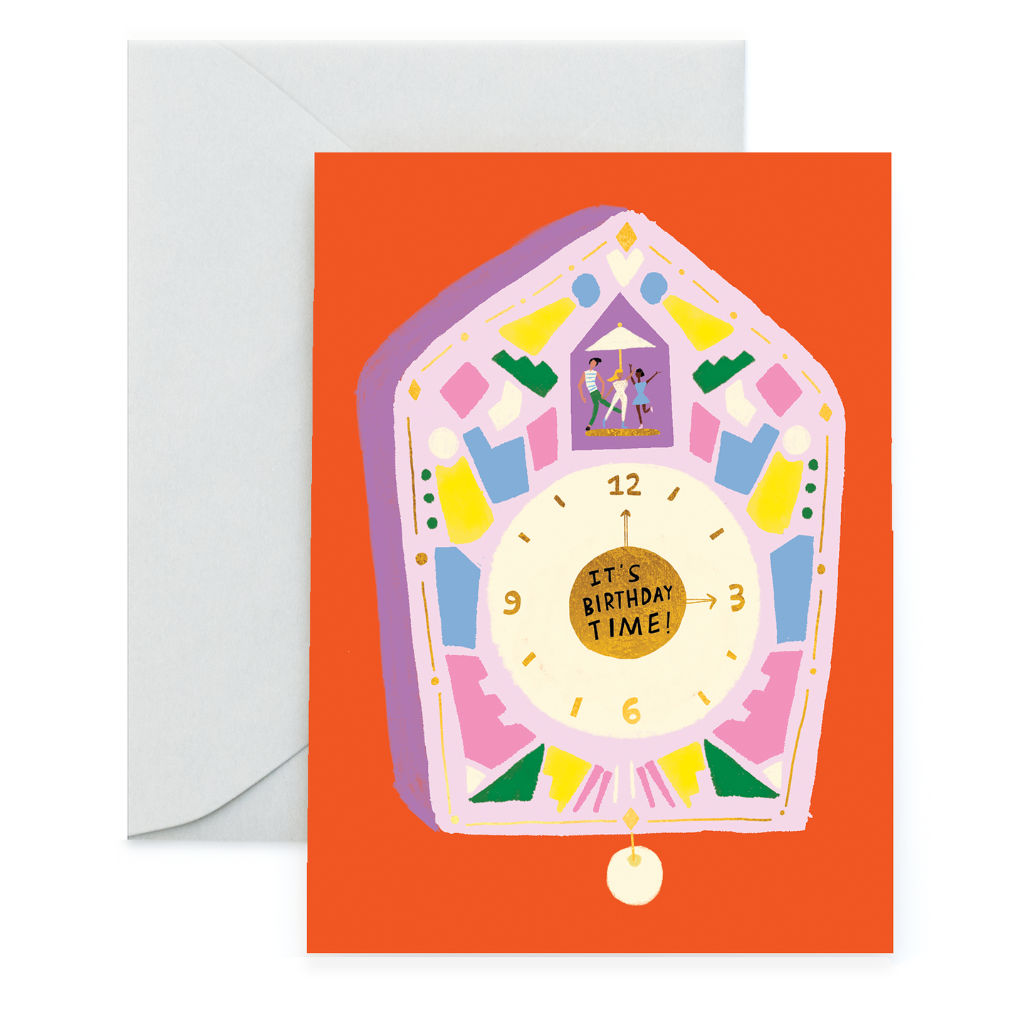 Cuckoo Clock Birthday card