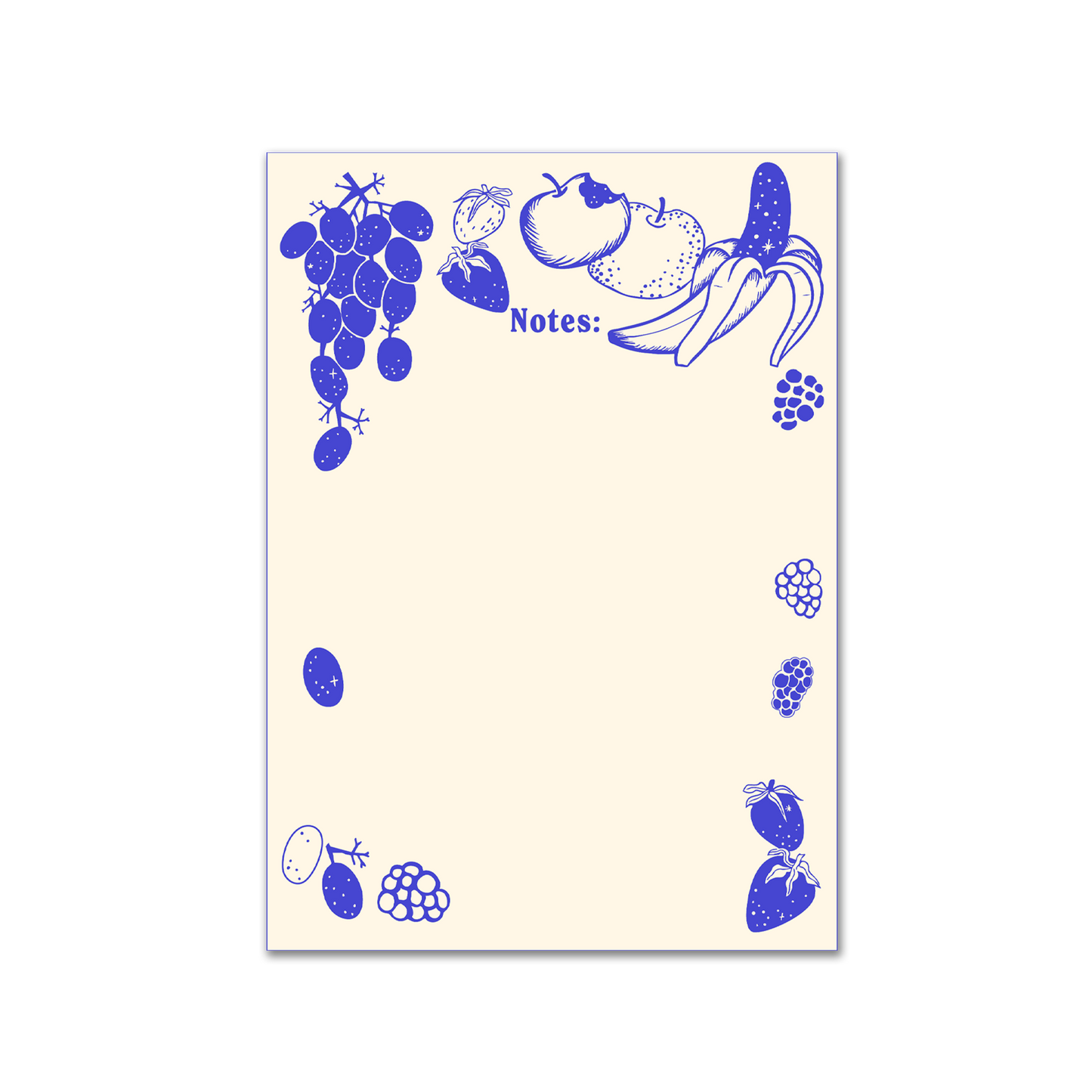 Space Fruit Notepad