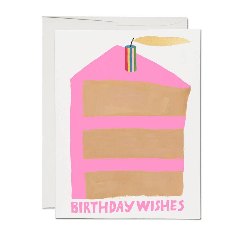 Birthday Cake Wishes card