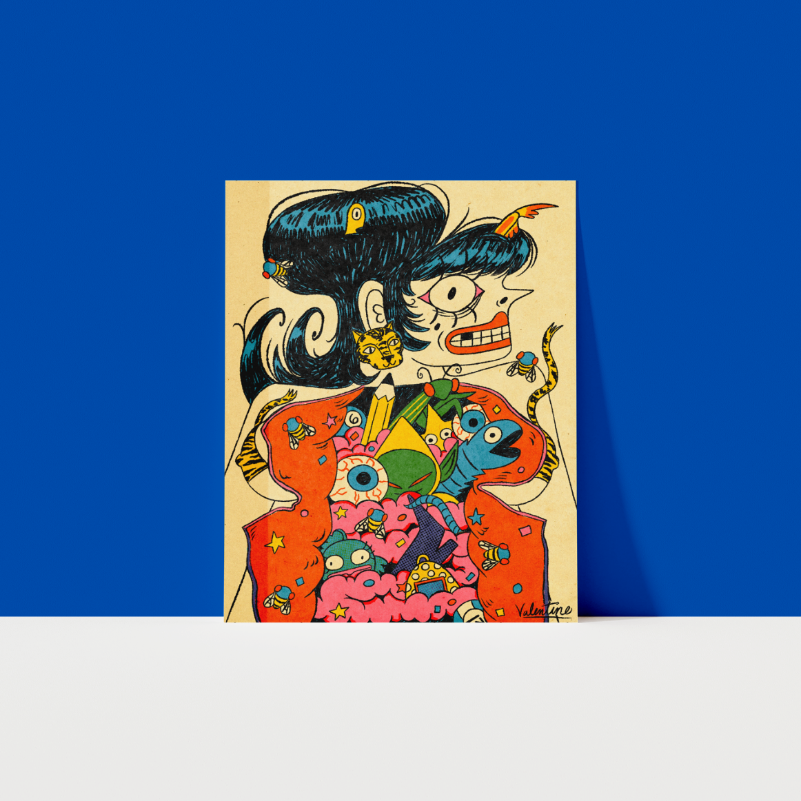 What's Inside a Girl? Art Print