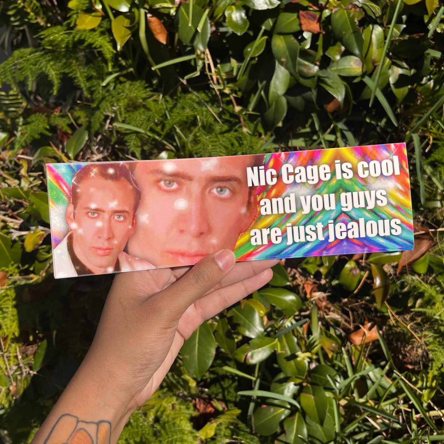 Nic Cage is Cool Bumper Sticker