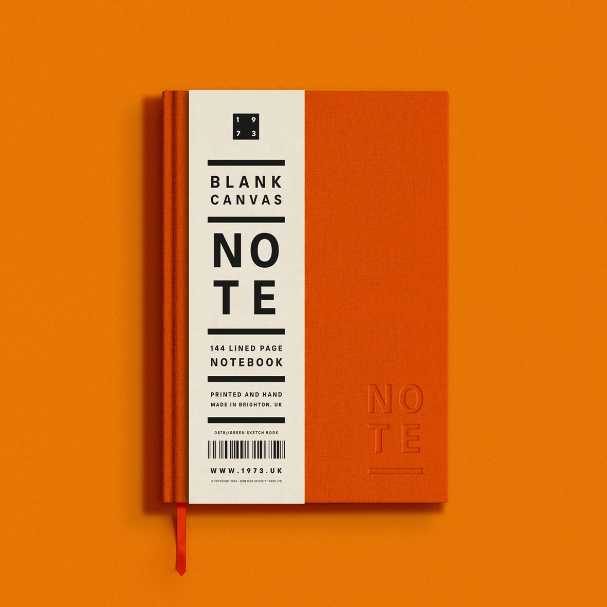 Canvas Blank A5 Notebook