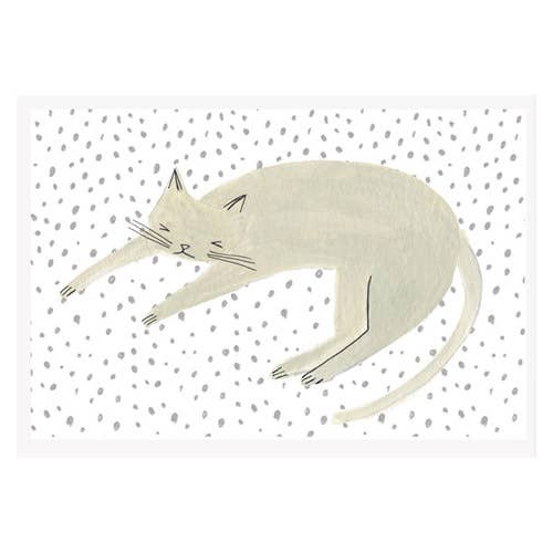 Sleeping Cat print