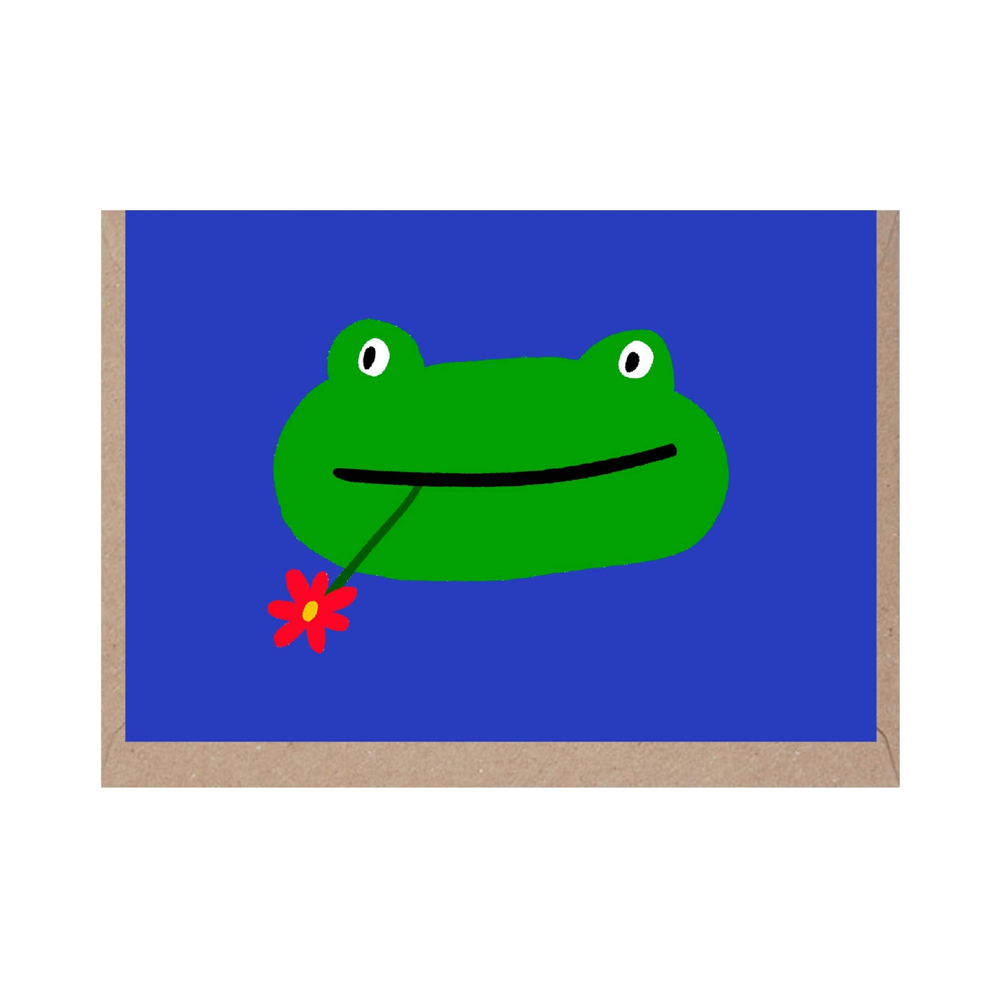 Frog Face mini card