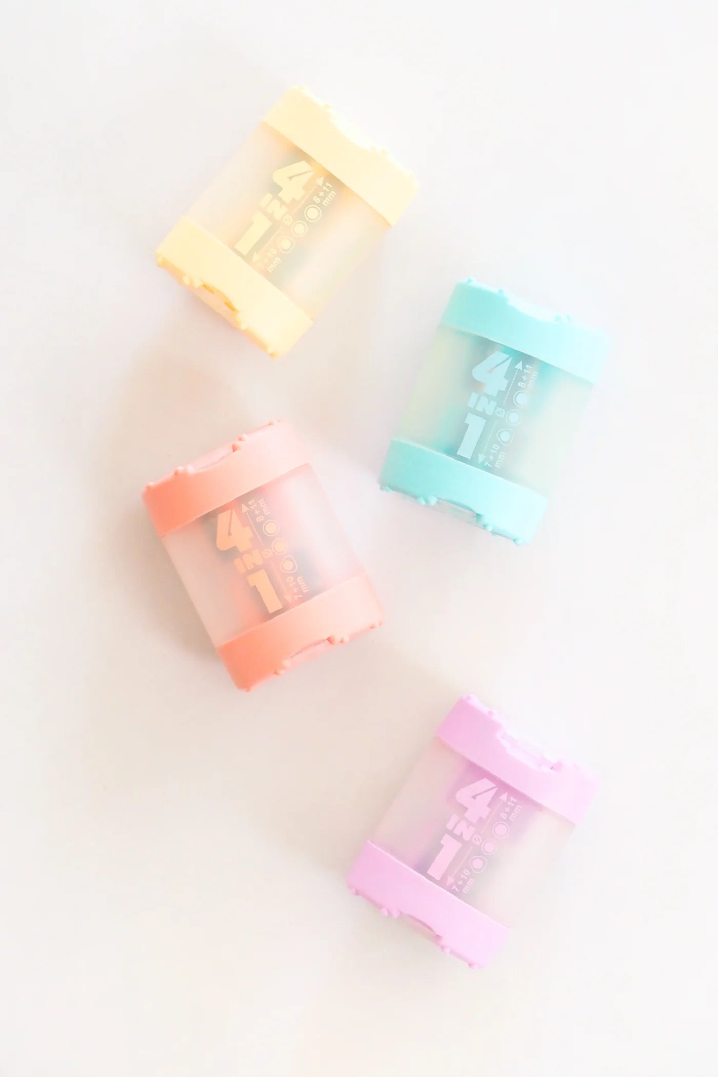 Pastel 4-in-1 Pencil Sharpener