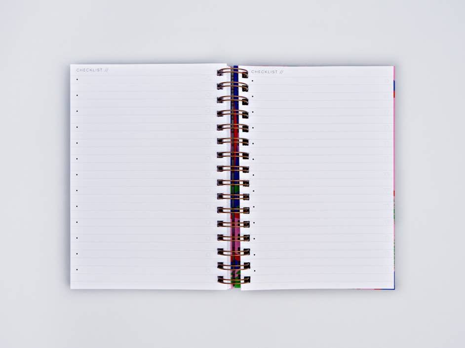 Capri Hardcover Undated Weekly Planner