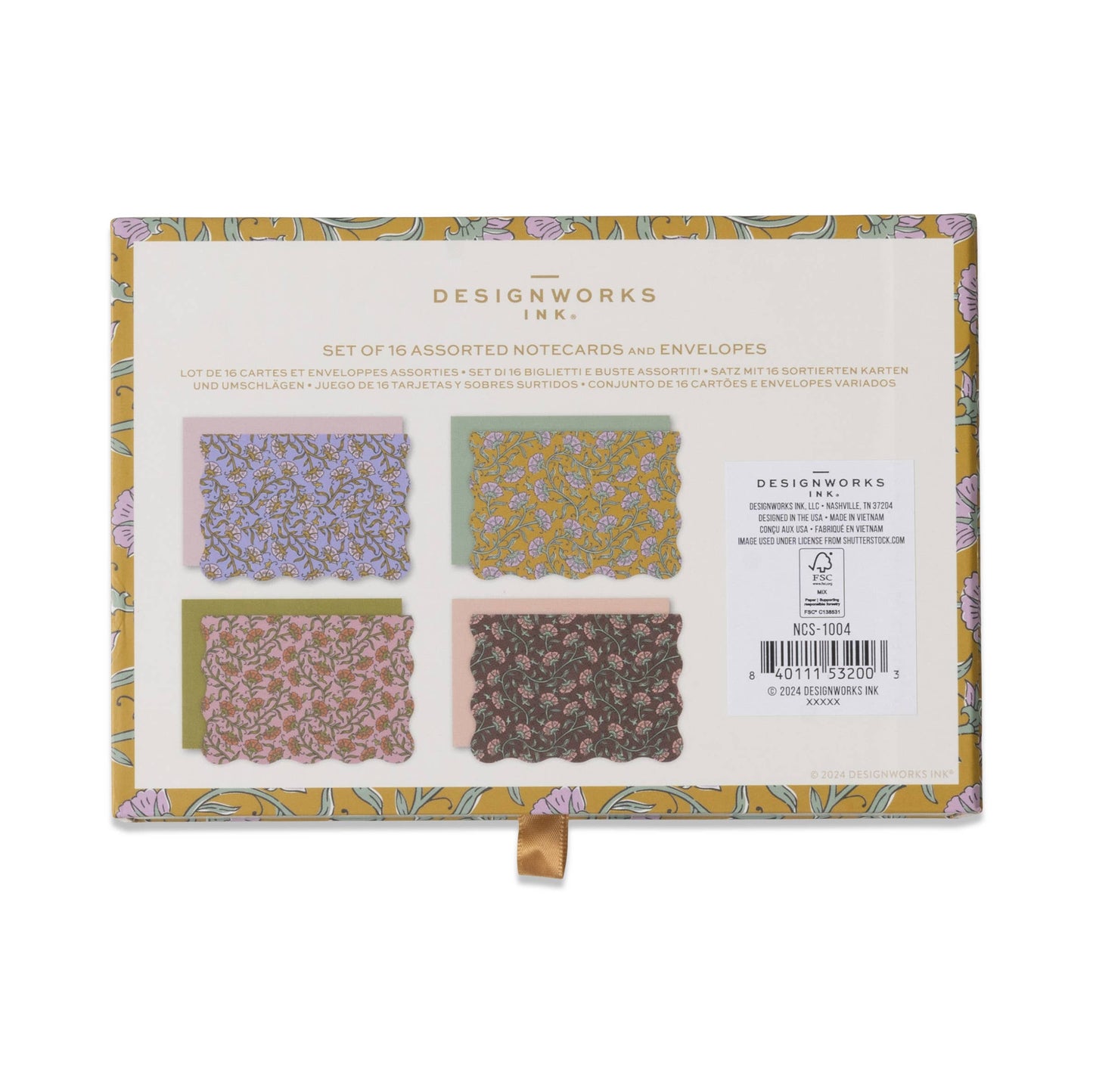 Vintage Floral Notecards Set
