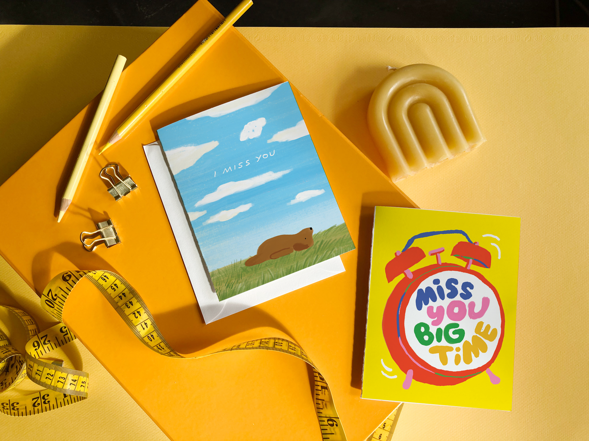 Miss You Big Time Card