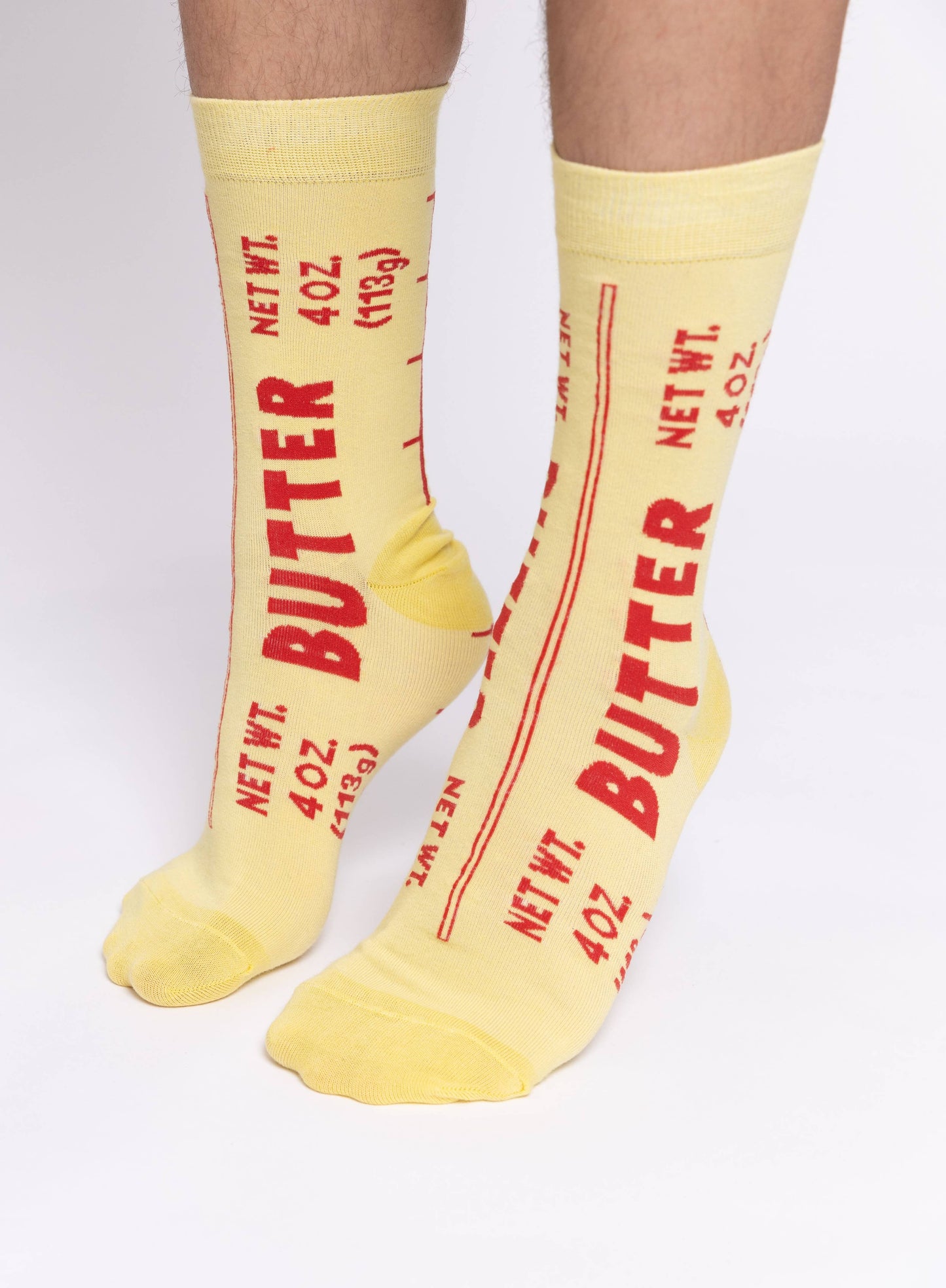 Butter Large Crew Socks