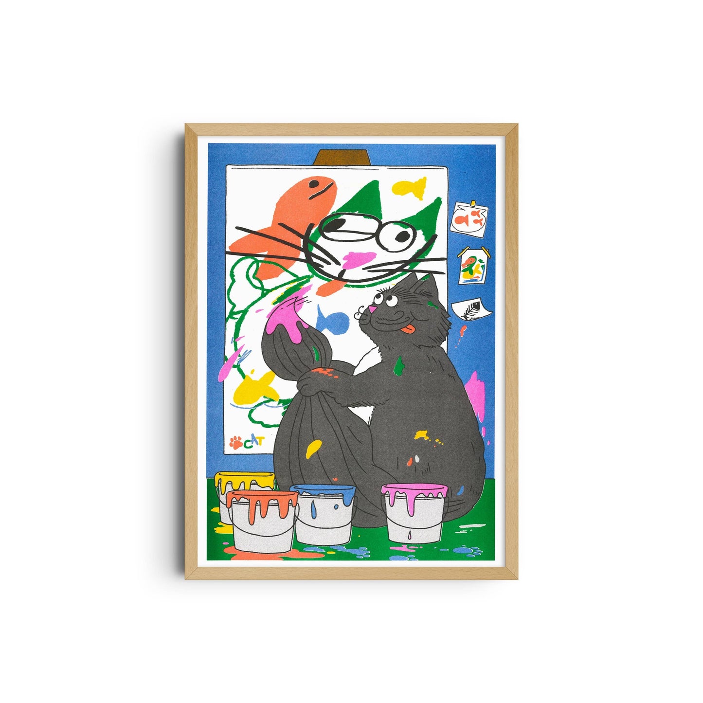If Pets Could Paint print
