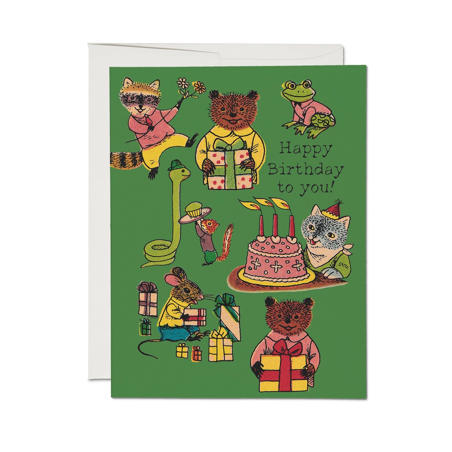 Richard Scarry Critter Wishes card - Birthday card