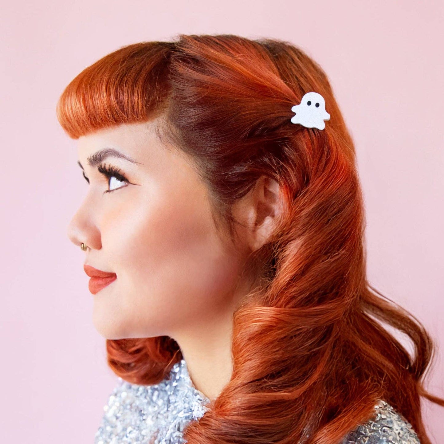 Hey Boo! Ghost Mini Hair Claw