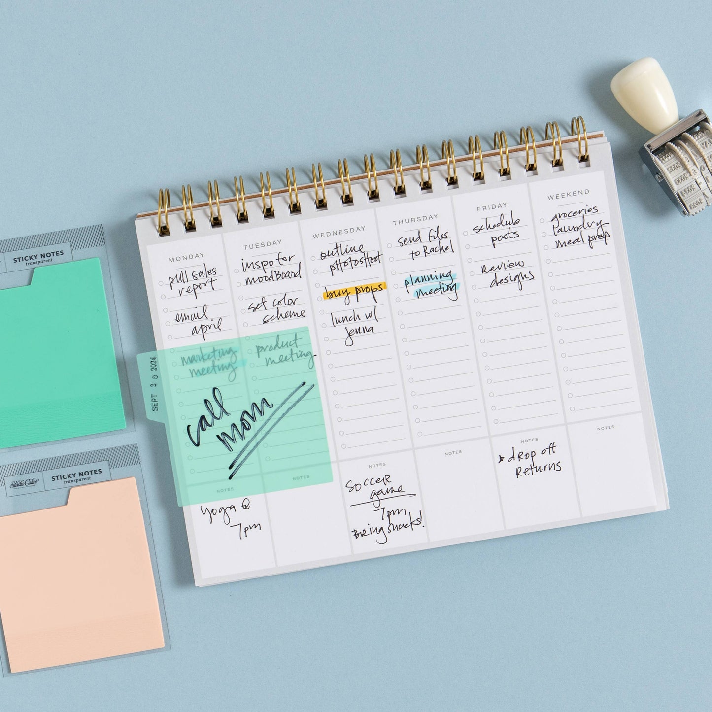 Tabbed Transparent Sticky Notes