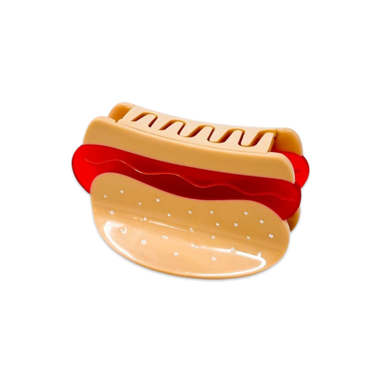Hot Dog Mini Hair Claw