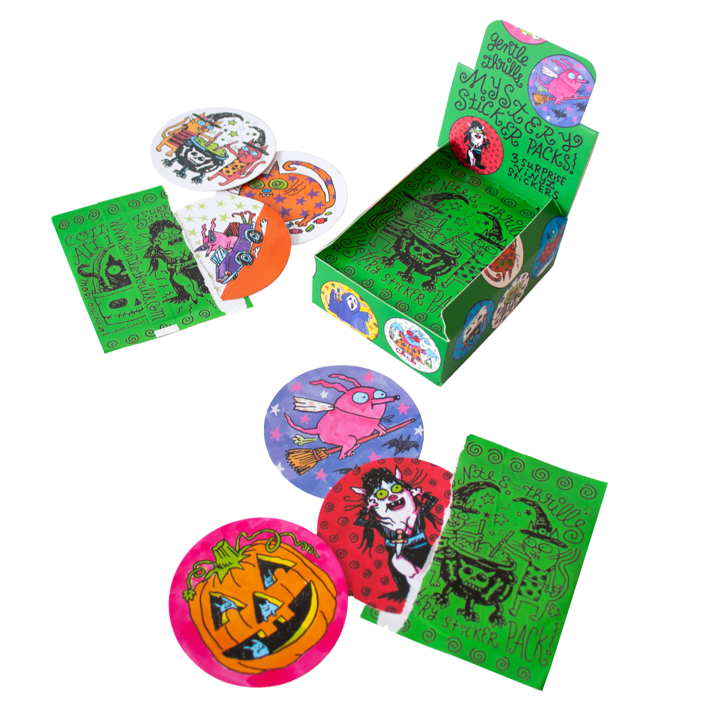 Mystery Halloween Sticker Pack