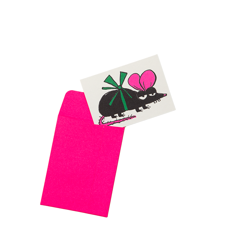 Rat mini card