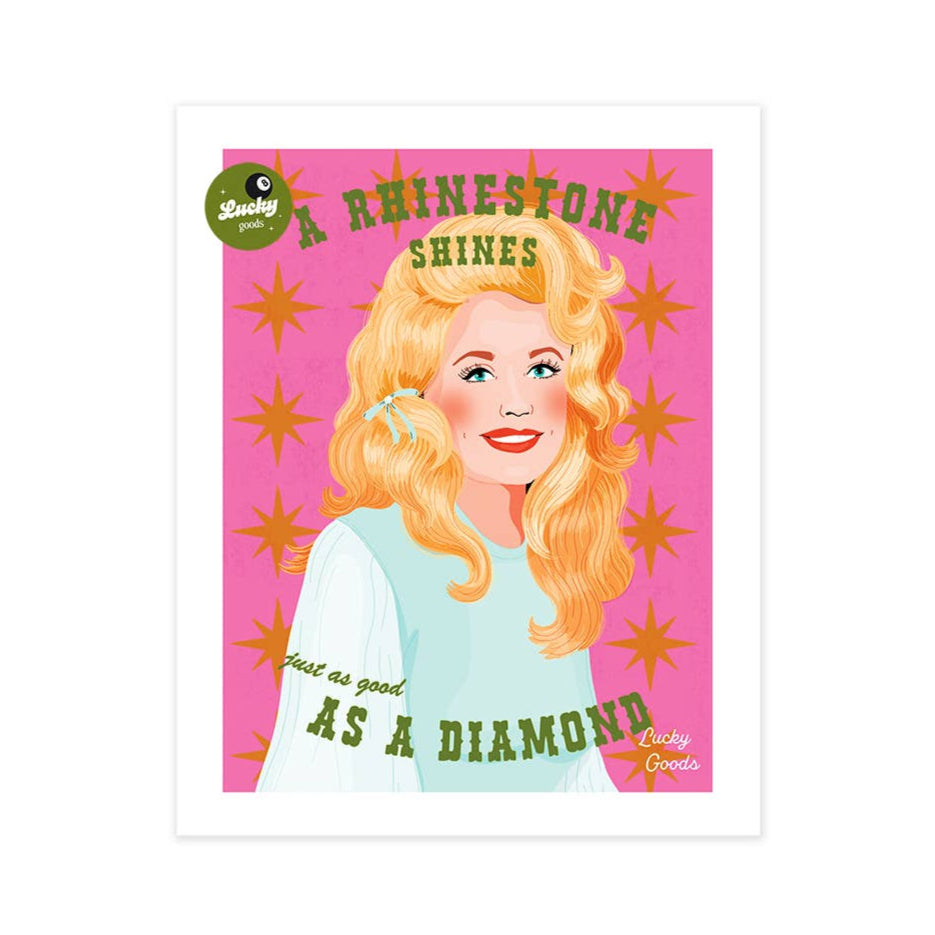 Country Queen Rhinestones print