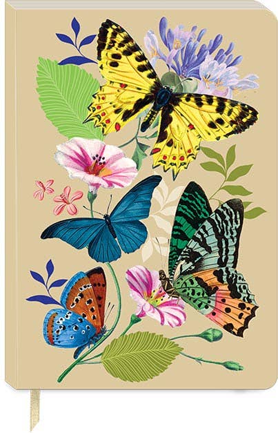 Floral Butterflies Softcover Journal